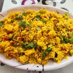 A picture of Veg masala pulao.