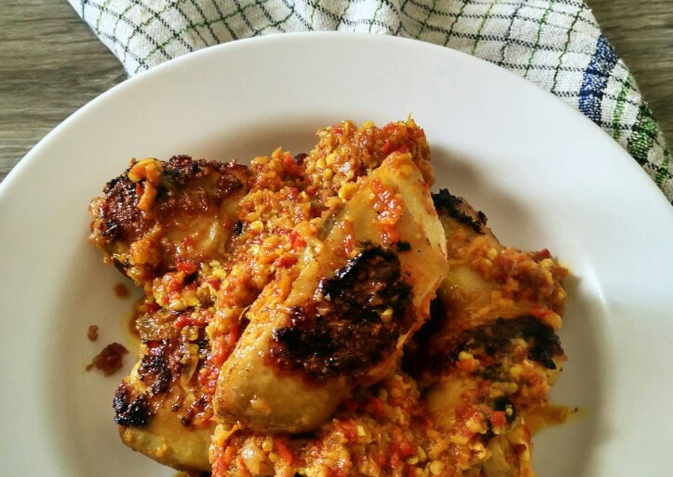Ayam Panggang Bumbu Rujak Rumahan