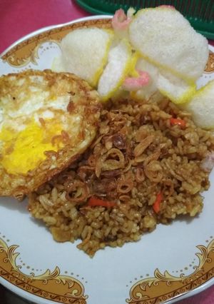Foto resep Nasi goreng kampung sederhana