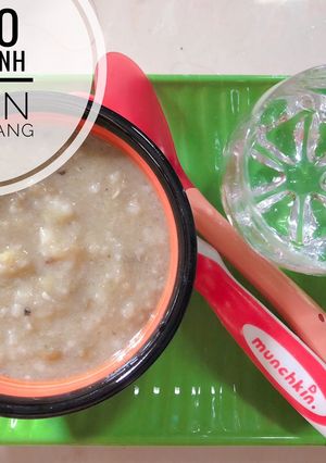 Hình của món Ăn dặm - Cháo lươn đậu xanh khoai lang.