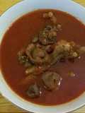 Semur ayam ati ampela + ceker