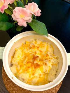 焗烤奶油培根白醬燉飯 的食譜成品照片