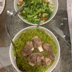 A picture of Green Biryani.