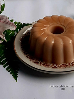 Foto resep Puding Teh Fiber Creme