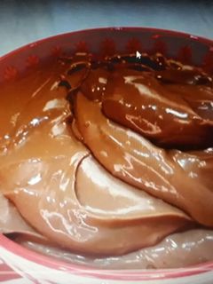 Una foto de Crema pastelera de chocolate