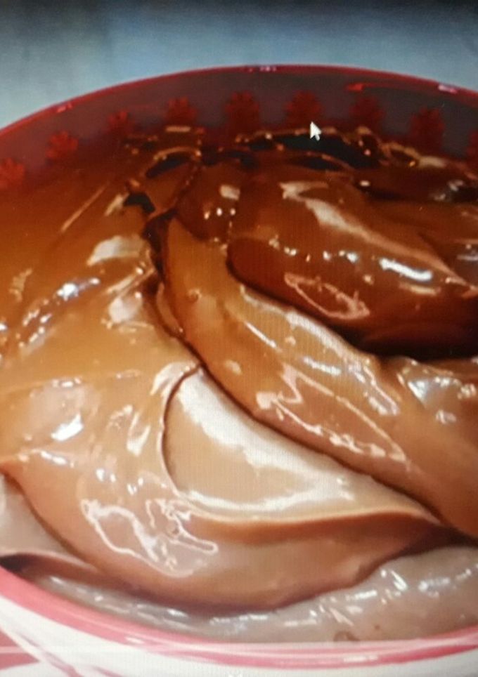Una foto de Crema pastelera de chocolate