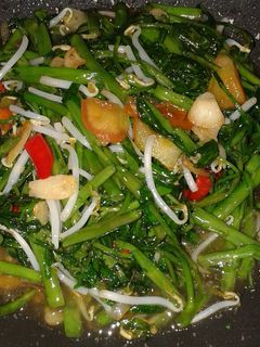Foto resep Tumis kangkung + toge