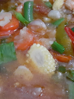 Foto resep Udang asam manis