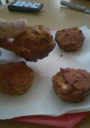 Una foto de Muffing de remolacha y zanahoria. Sin gluten