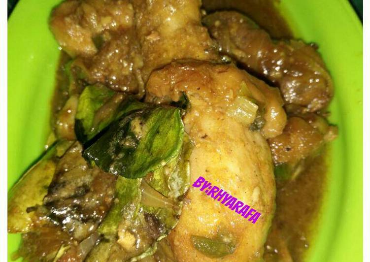 Resep Ayam paha goreng mentega Anti Gagal
