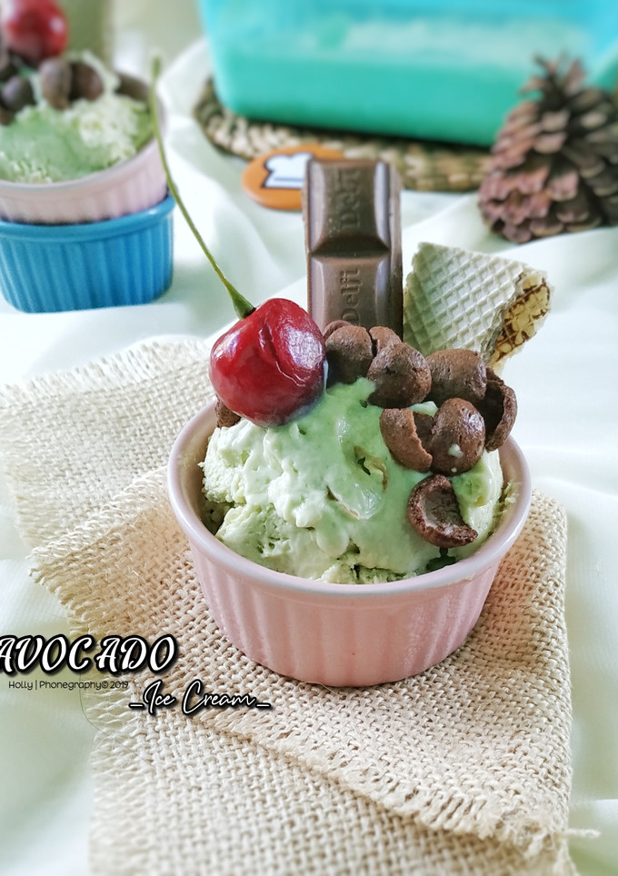 Foto resep Avocado Ice Cream