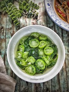 Foto resep Sayur bening - bayam oyong ala mbak Firda