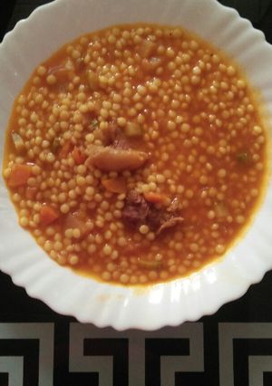 صورة لوصفة بركوكس مرق أحمر