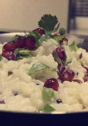 A picture of Curd Rice.
