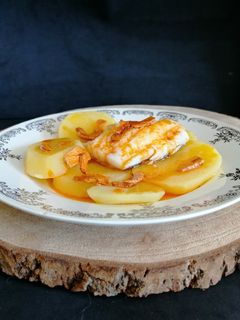 Una foto de Bacalao a la gallega