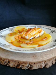 Una foto de Bacalao a la gallega