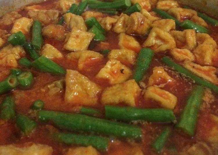 Lodeh tahu tempe kacang panjang