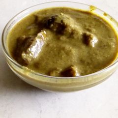 Brinjal curry A picture of Brinjal curry.