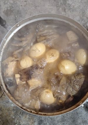 รูปของ พะโล้ไข่+ไก่