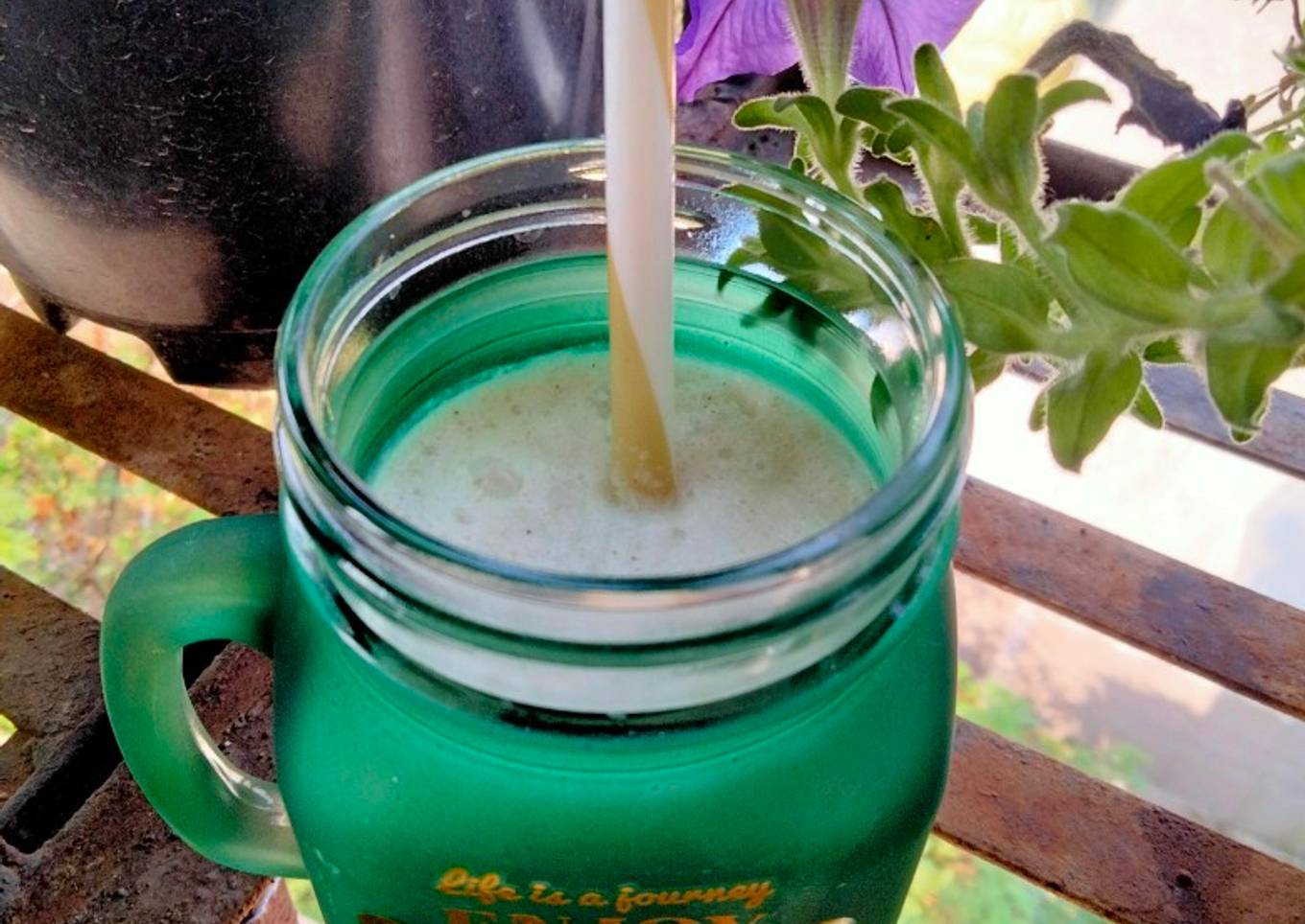 Oats banana smoothie