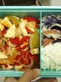 ไก่ผัดพริกหวาน