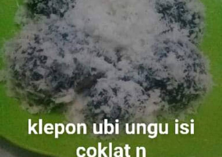 Klepon ubi ungu