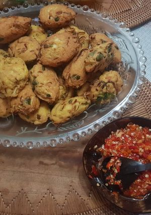 Foto resep Perkedel tahu toge dan sambel bawang