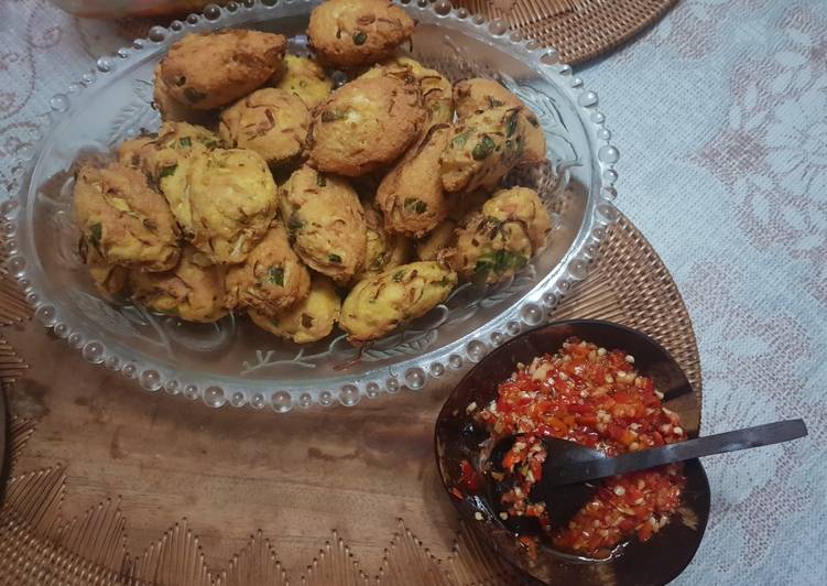 Resep Perkedel tahu toge dan sambel bawang Anti Gagal
