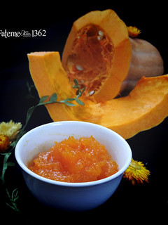 عکسی از دستور مارمالاد کدو حلوایی