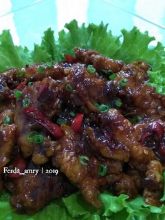 Foto resep Ayam krispy lada hitam