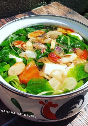 Foto resep Sayur bening bayam wortel