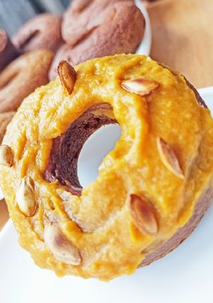 Una foto de Donuts de calabaza asada