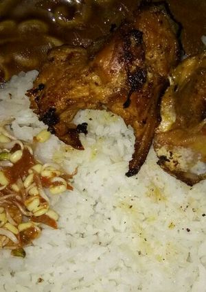 Foto resep Ayam goreng sambal toge