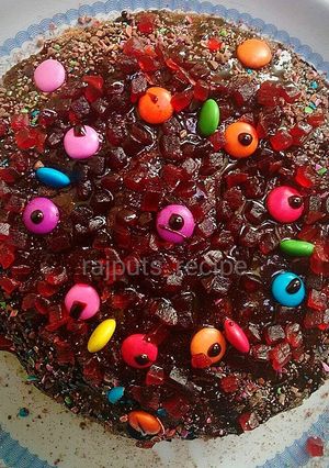 A picture of Chocolate cherry Cake.