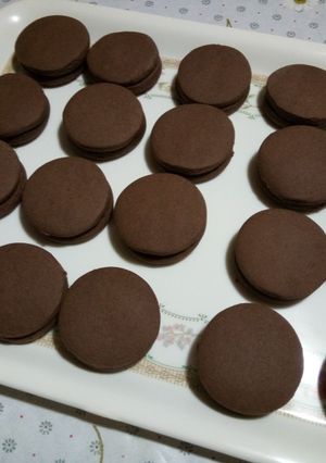 Une photo de Sablés chocolat ☕
