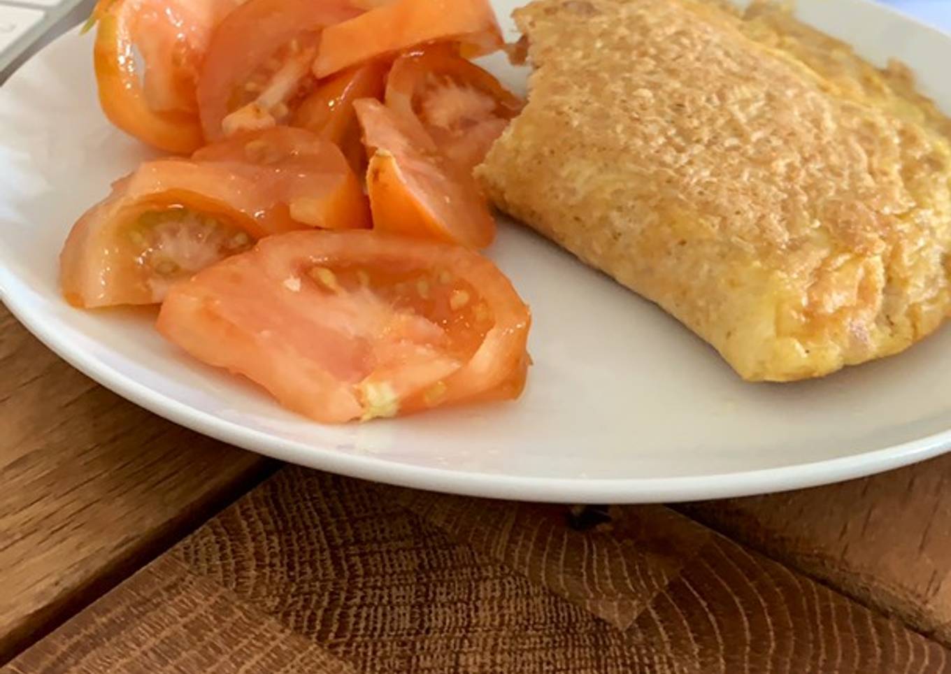 Tortilla de atún y avena