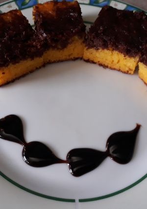 صورة لوصفة كيكة الكاسترد رووووعة