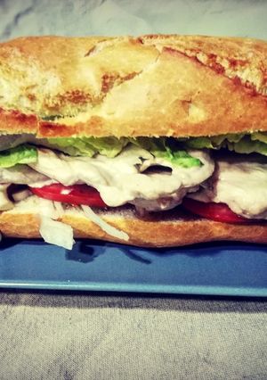Una foto de Bocadillo de pechugas de pollo