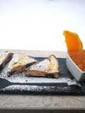 🍫Triangoli di ricotta scorza d'arancia e fondente🍊
