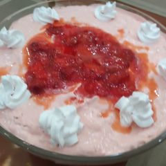 Strawberry angel dessert A picture of Strawberry angel dessert.