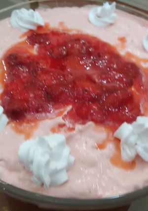 A picture of Strawberry angel dessert.