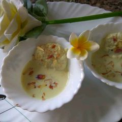 A picture of Bread rasmalai.