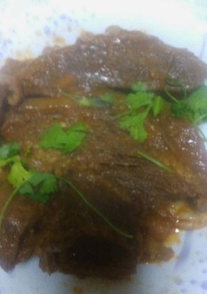 صورة لوصفة لحم بدون ماء🍖