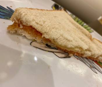 Unique Recipe Pizza sandwich Savory Delicious