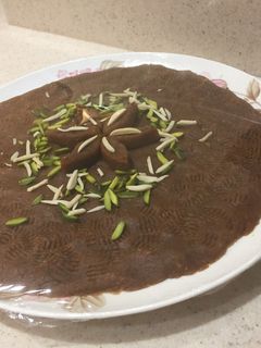 عکسی از دستور حلوا خرمایی