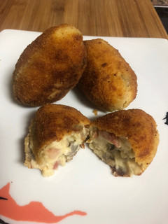 Una foto de Croquetas carbonara