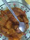 Chicharrón en Salsa Roja