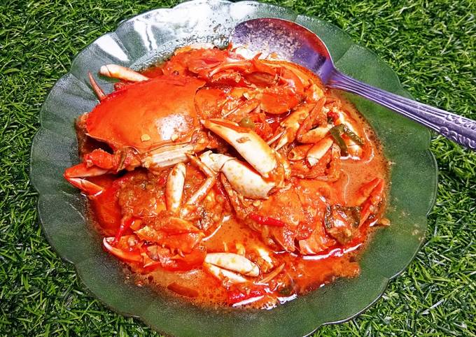 Kepiting saus tiram pedas manis