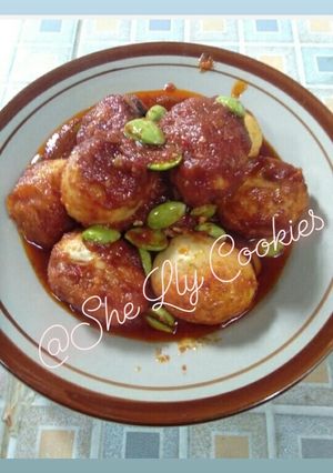 Foto resep Balado telur Pete