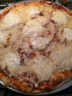 Una foto de Pizza